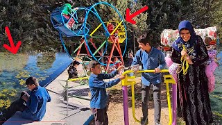 Download Lagu Exciting trip of the Akram's children  to amusement park: A day full of joy for the nomads MP3