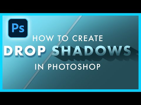 How To Create Drop Shadows In Photoshop - 2 Different Styles!