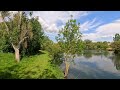 Vue panoramique au parc du Château de Morsang sur Orge filmé le 7 Mai 2024