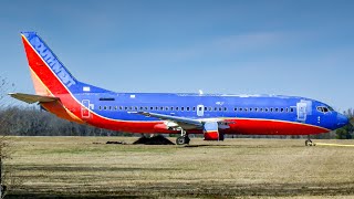 One of The Last Remaining Southwest Airlines Boeing 737-300s | N345SA Laurinburg-Maxton Airport |