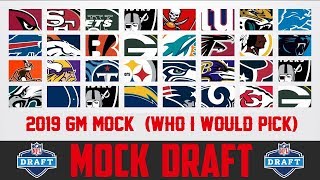 2019 NFL Mock Draft - Kyler Murray Drew Lock Daniel Jones Josh Allen (GM NFL MOCK DRAFT 2019)