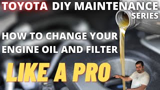 How to change your Engine oil and filter for Toyota Lexus Scion