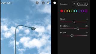 #Lr3-Chỉnh Màu trời trong sáng bằng Lightroom app | LIGHT BLUE SKY tone | presets by Huong screenshot 5