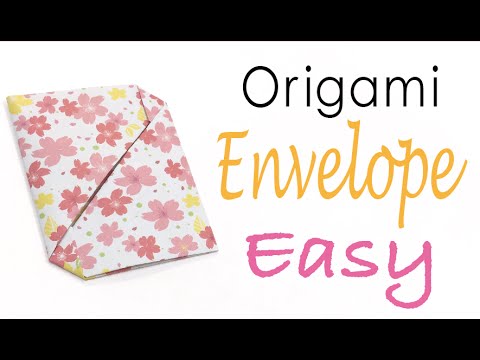 Easy☺︎Origami Paper Simple Envelope - Origami Kawaii〔#025〕 - YouTube
