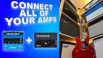 Connect all your amps at the Same Time - Radial Headlight & Headbone VT
