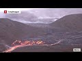 Reykjanes Eruption 2021 Slow Timelapse June 05-06 RUV Langihryggur camera