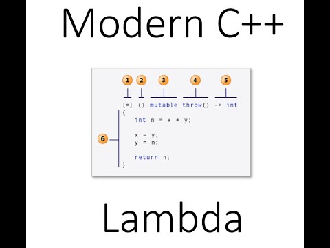 Video: C++ lambda nedir?