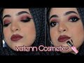 سموكى نبيتى بمنتجات فاتين Burgundy Makeup Look Tutorial 