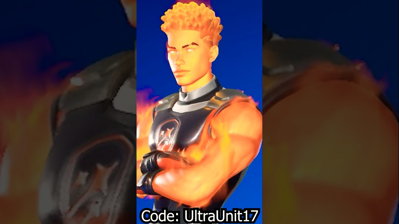 *NEW* Afterburn Skin - Fortnite Supernova Academy Set