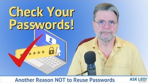 Another Reason NOT to Reuse Passwords