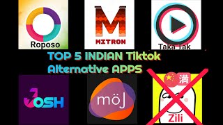 Top 5 Tiktok Alternative INDIAN apps || Moj,Josh,Taka Tak,Mitron,Roposo screenshot 5