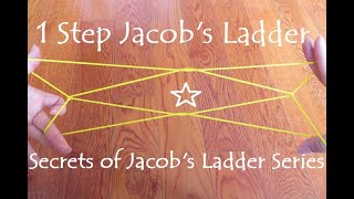 ((Level: Easy)) 1 Step Ladder (Secrets of Jacob's Ladder Series)     *Cat's Cradle/Ayatori*