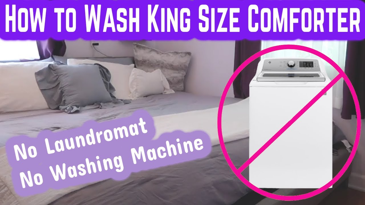 How to wash a comforter and sheets