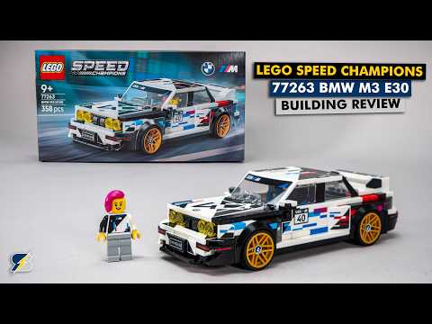 LEGO Speed Champions 77263 BMW M3 E30 - Detailed Building Review