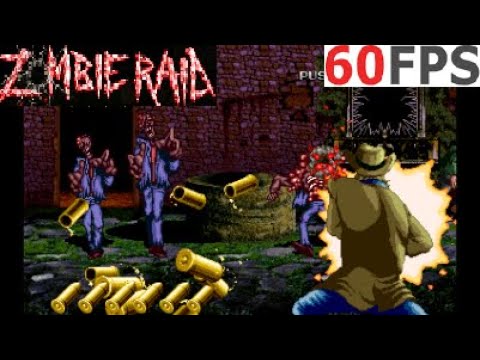 Zombie Raid Arcade 1995 Full Playthrough Good Ending