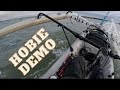 Sailing hobie tandem island kayak demo in 1520 knots with commentary