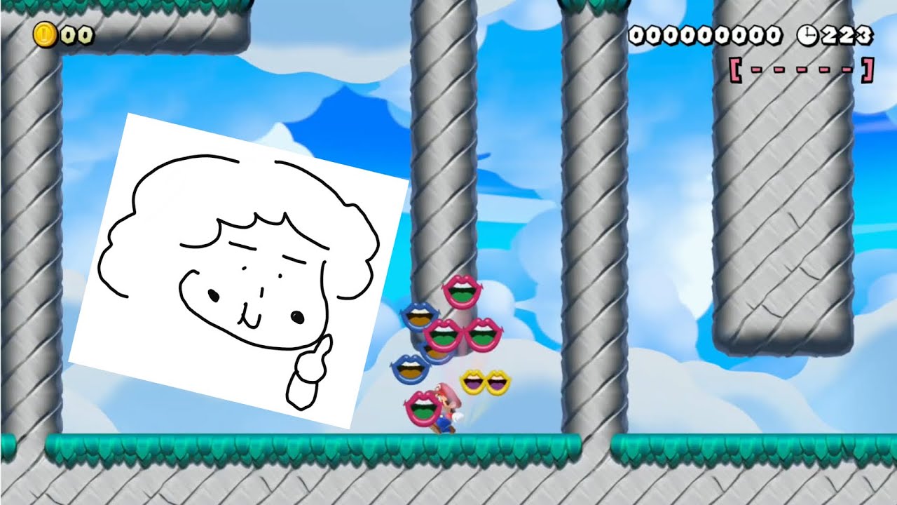 マリオメーカーにお母さんが挑戦 いいねのコースと新着のコース手🫴が疲れました😮‍💨…