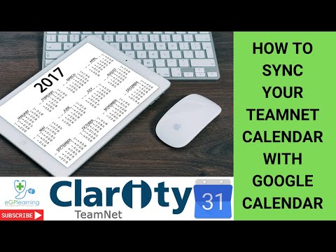 How to sync your TeamNet calendar with Google Calendar