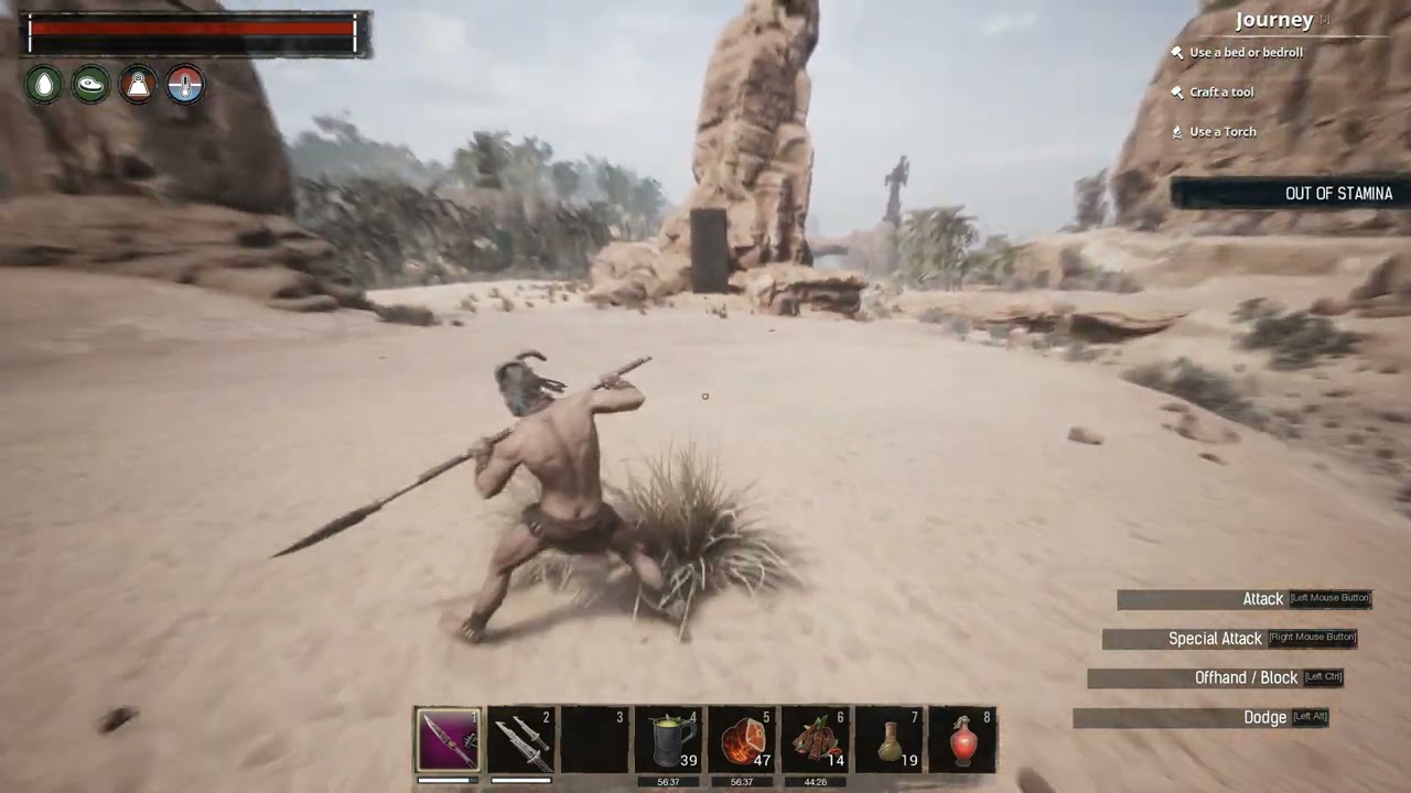 Conan Exiles - 2018 Out of Stamina System
