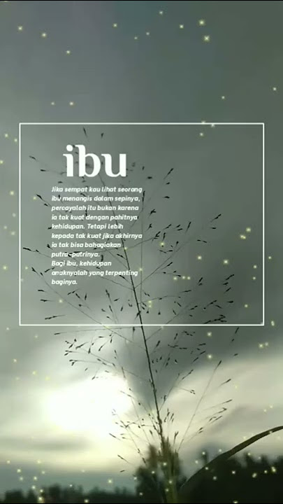 story ibu meninggal