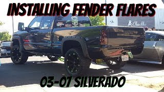 INSTALLING FENDER FLARES Fender Flares 2006 Gmc Sierra 1500
