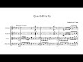 Miniature de la vidéo de la chanson String Quartet No. 3 In E-Flat Major: Iii. Scherzo. Allegro Assai