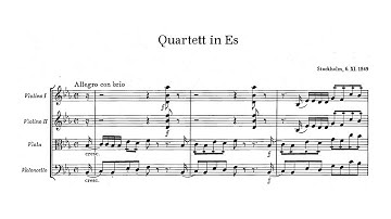 Franz Berwald – String Quartet No.3, in E flat major