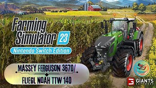 🚜 FARMING SIMULATOR 23🚜Massey Ferguson 3670/Fliegl Noah TTW 140 #gaming #gamplay #masseyferguson3670