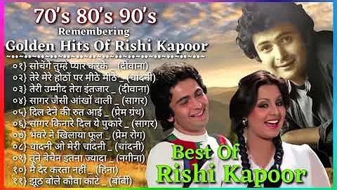 Hits of Rishi kapoor _ 80's 90's ke superhit gaane किशोर कुमार_लता मंगेश्कर_मोहम्मद रफी के गाने