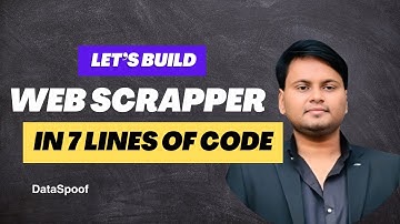 Scrap any Website in just 7 lines of code in Python