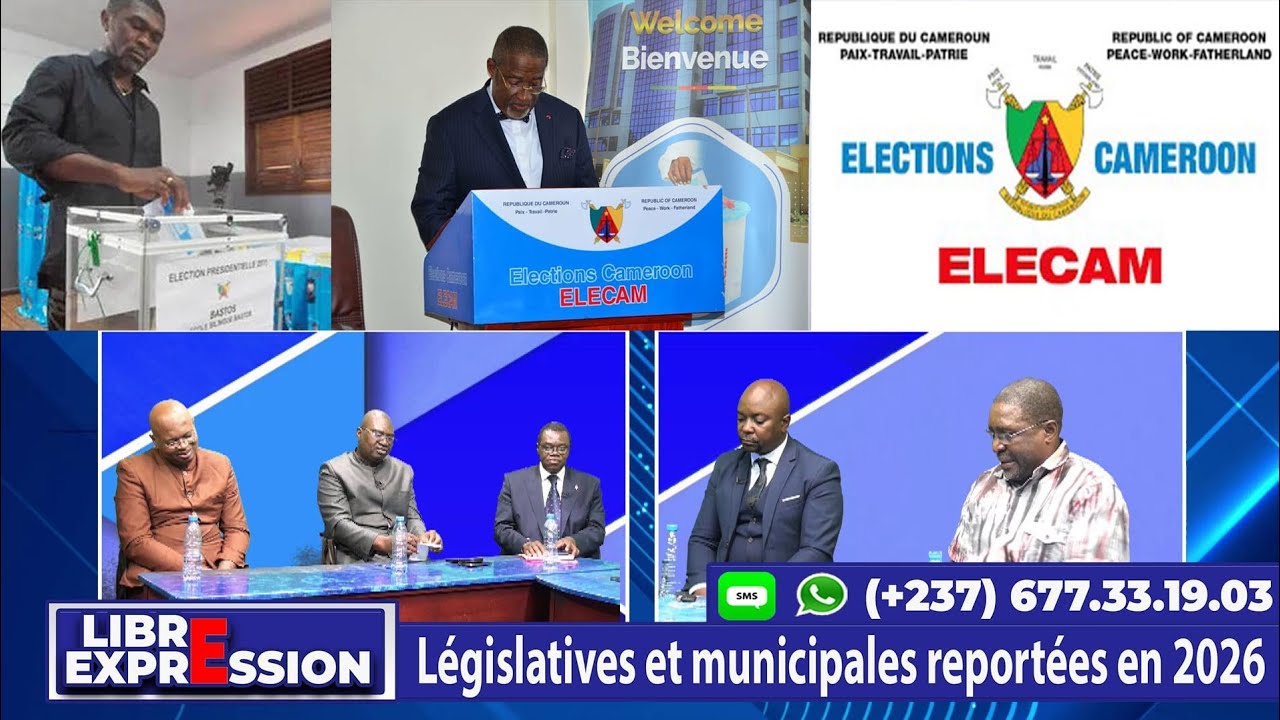LÉGISLATIVES ET MUNICIPALES REPORTÉES EN 2026 - LIBRE EXPRESSION DU 07 ...