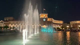 Ереван, поющие фонтаны (Yerevan, singing fountains)