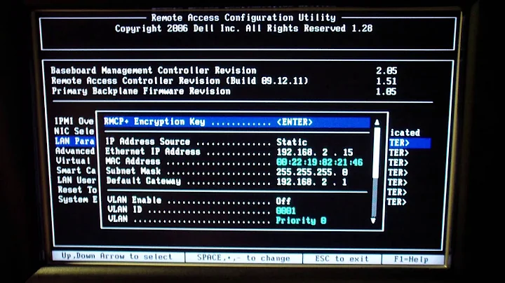 DRAC 5 Install on a Dell PowerEdge 2950 GII with Basic Configuration and Demo