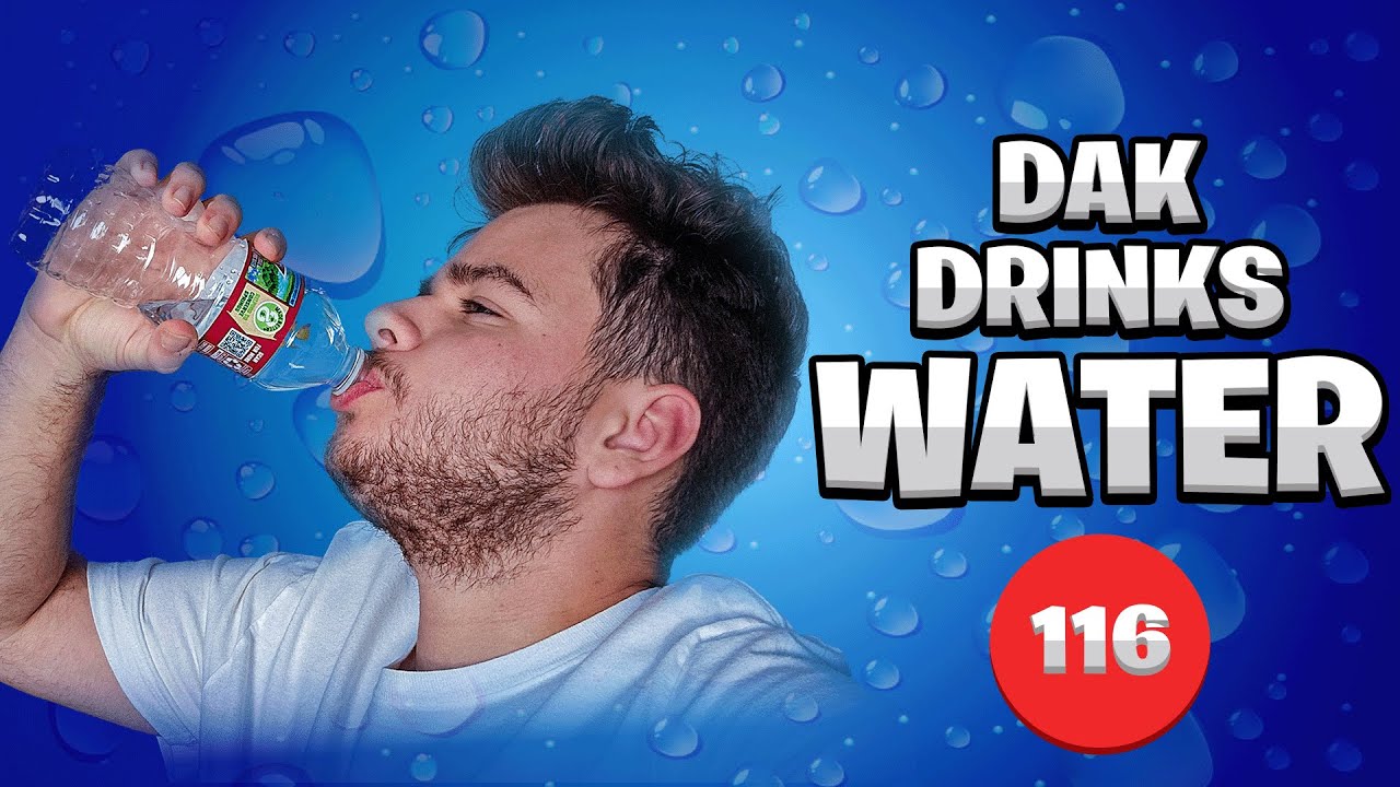 Dak Drinks Water 