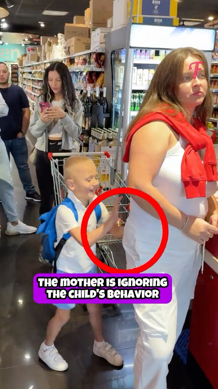 Mom Ignores Rude Son’s Behavior A Stranger Punishes Her #shorts