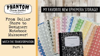 DIY Ephemera Storage You Didn’t Know You Needed (From a Cheap Dollar Tree Composition Notebook!)
