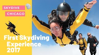 My 1st Skydiving experience at Skydive Chicago