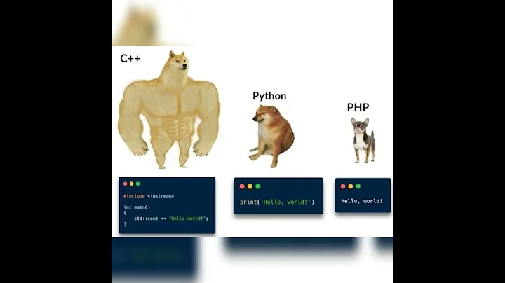 C++ v/s Python v/s PHP | #python #pythoncode #python编程 #iot #machinelearning #blockchain #java #c++