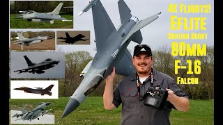Horizon Hobby - F-16 Falcon 80mm - 4X Maiden Flights & 2X Repairs!!!