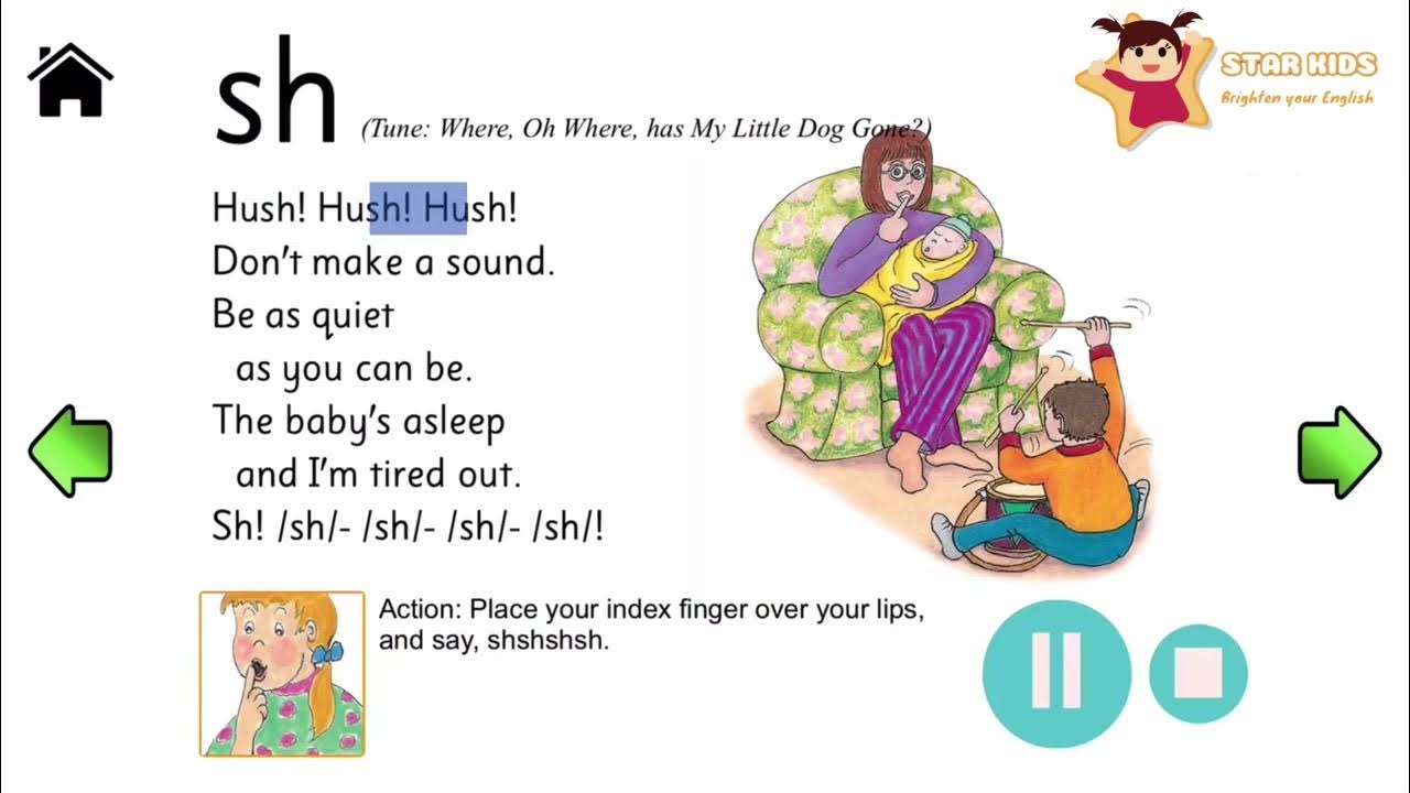Jolly phonics ch, sh Songs YouTube