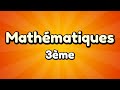 Quiz  mathmatiques niveau 3me  20 questions