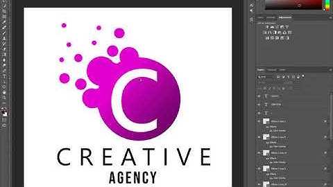 Adobe Photoshop cc 2020 - Simple logo tutorial - ColloTutorials