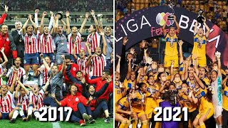 Todas las Finales de Liga MX Femenil (2017 - 2021)