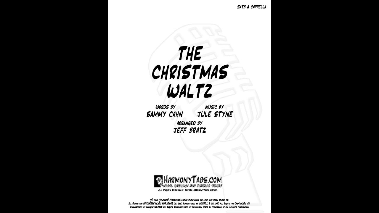 The Christmas Waltz (SATB A Cappella) YouTube