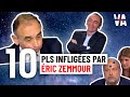 Top 10 des pls infliges par ric zemmour