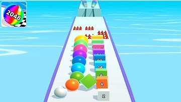 Ball Run 2048 Merge Number ! MAX LEVELS Gameplay Walkthrough New Update Part 41 android, ios