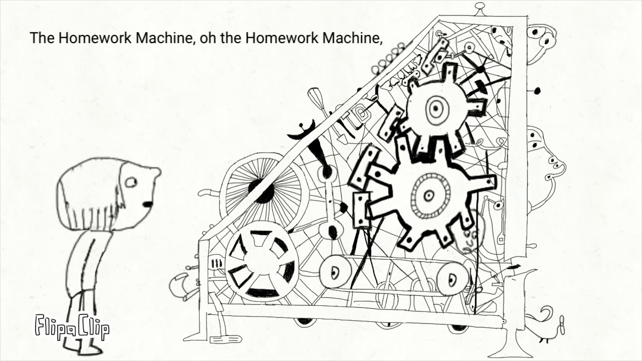 homework machine by shel silverstein