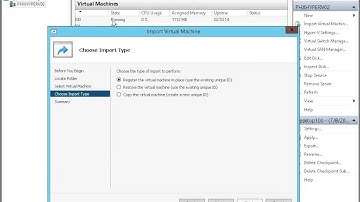 Exporting a VM From a Snapshot While it is Running - Windows Server 2012 R2 Hyper-V