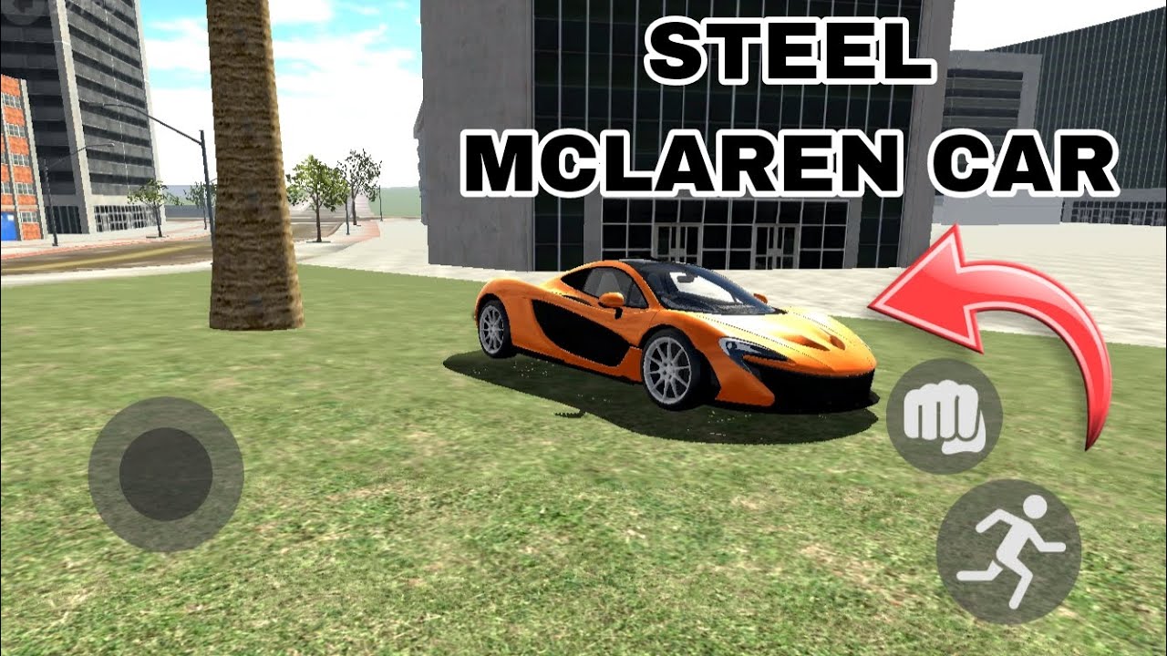STEEL MCLAREN CAR #indianbikedriving3d @editsonly123abc 