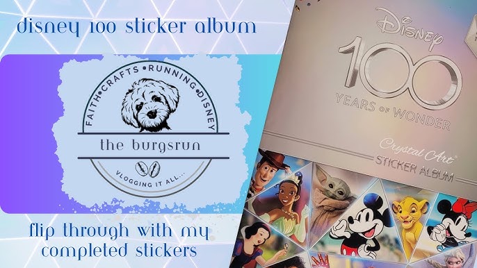 Disney 100 Crystal Art Stickers 001-050 – Craft Buddy